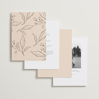 This is a mocha wedding invitations with standard by Benita Crandall called un mariage photographique printing on signature in standard