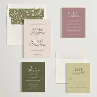 This is a meadow wedding invitations with standard by Melanie Kosuge called soria printing on signature in standard
