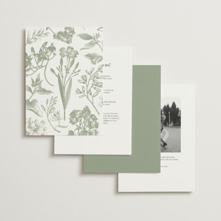 This is a moss wedding invitations with standard by Kelly Schmidt called woods printing on signature in standard
