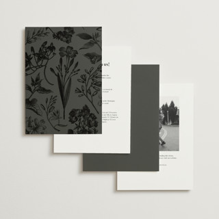 This is a midnight wedding invitations with standard by Kelly Schmidt called woods printing on signature in standard