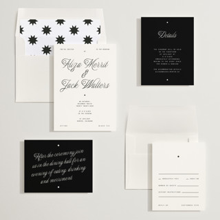 This is a ink wedding invitations with standard by Blustery August called cheers printing on signature in standard