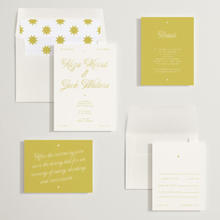 This is a sunshine wedding invitations with standard by Blustery August called cheers printing on signature in standard
