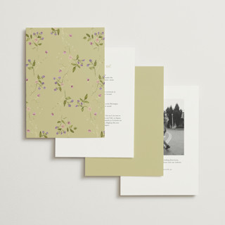 This is a olive wedding invitations with standard by Nicole Dragomir called wild berry watercolor printing on signature in standard