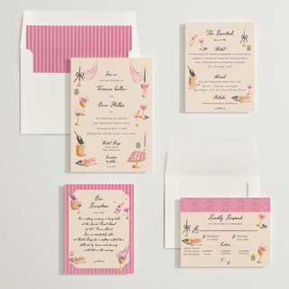 This is a noir wedding invitations with standard by Sarah Rosenthal called velvet cherry printing on signature in standard