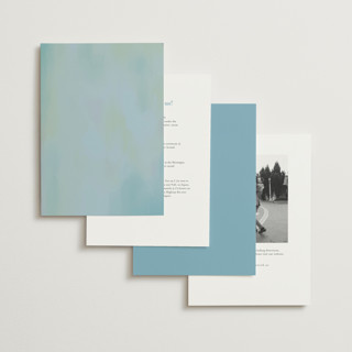 This is a seaside wedding invitations with standard by Susan Moyal called cherished printing on signature in standard