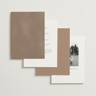 This is a mocha wedding invitations with standard by Susan Moyal called cherished printing on signature in standard