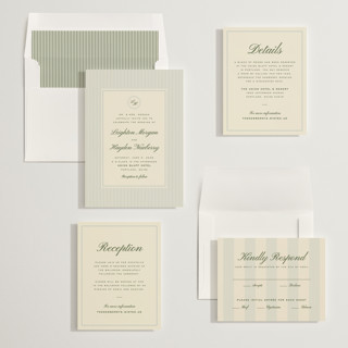 This is a pale blue wedding invitations with standard by Ellen Schlegelmilch called hayden printing on signature in standard
