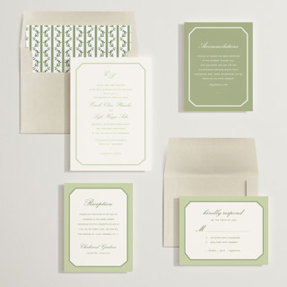 This is a mint wedding invitations with standard by Sara Hicks Malone called montgomery printing on signature in standard