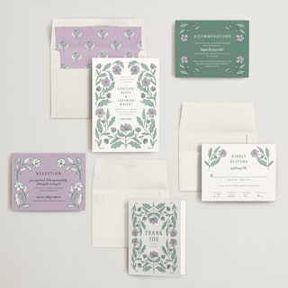 This is a hydrangea wedding invitations with standard by Kelly Watkins called botanical printing on signature in standard