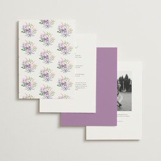 This is a violets wedding invitations with standard by Petra Kern called vineyard love printing on signature in standard