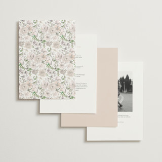 This is a ivory wedding invitations with standard by Itsy Belle Studio called floral pop printing on signature in standard