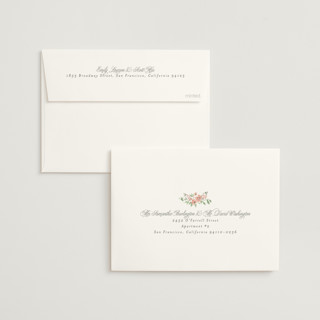 This is a parsley wedding invitations with standard by Everett Paper Goods called chelsea printing on signature in standard