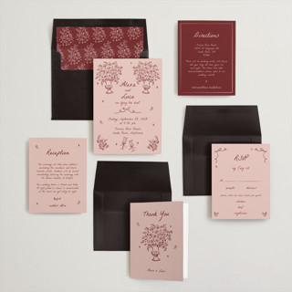 This is a valentine wedding invitations with standard by Ani Somi called roses printing on signature in standard