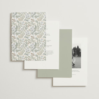 This is a meadow wedding invitations with standard by Kristen Smith called wild flora printing on signature in standard