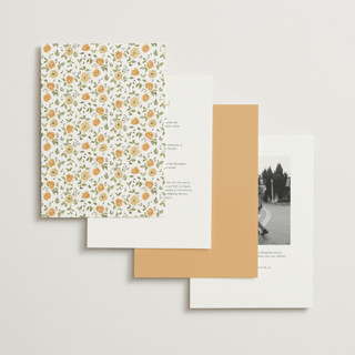 This is a apricot wedding invitations with standard by Everett Paper Goods called roses crest printing on signature in standard