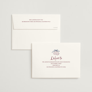 This is a twilight rose wedding invitations with standard by Cass Loh called holidays ink doodles printing on signature in standard