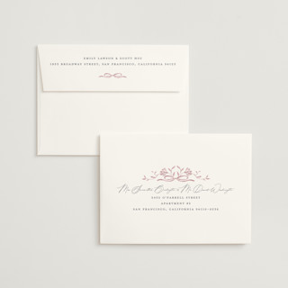 This is a peri wedding invitations with standard by Susan Zinader called daisy toile printing on signature in standard