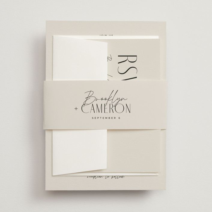 Arabilla Overlap Wedding Invitations by Kelly Schmidt | Minted