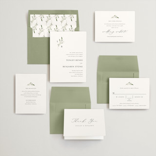 This is a cotton wedding invitations with standard by Jennifer Postorino called gentle whisper printing on signature in standard