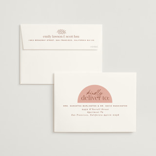 This is a sienna wedding invitations with standard by Jessica Corliss called little party big love printing on signature in standard