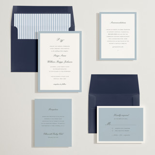 This is a sky wedding invitations with standard by Sara Hicks Malone called briland printing on signature in standard