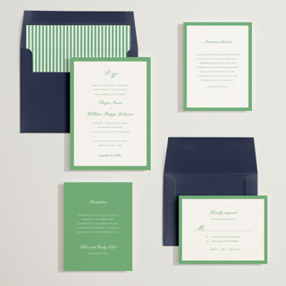 This is a seafoam wedding invitations with standard by Sara Hicks Malone called briland printing on signature in standard