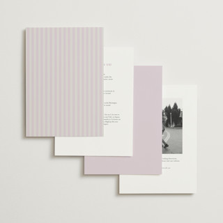 This is a lavender wedding invitations with standard by Maja Cunningham called chantilly printing on signature in standard