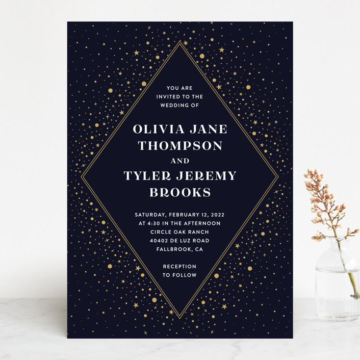 Magical Day Customizable Wedding Invitations In Blue Or Yellow By Katrina Gem Magical Day Customizable Wedding Invitations In Blue Or Yellow By Katrina Gem