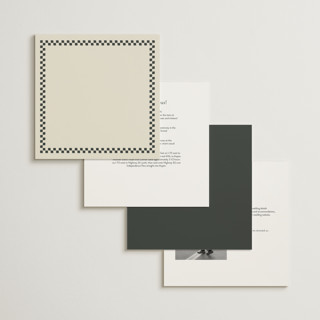 This is a negroni wedding invitations with standard by Ani Somi called trattoria printing on signature in standard