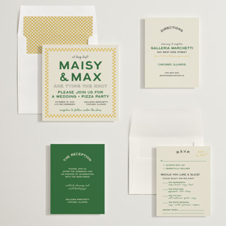 This is a citrus wedding invitations with standard by Ani Somi called trattoria printing on signature in standard