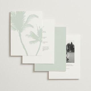 This is a greenery wedding invitations with standard by AK Graphics called palm printing on signature in standard