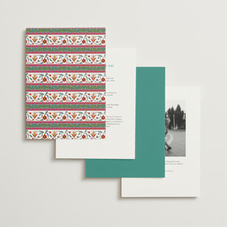 This is a porcelain wedding invitations with standard by Sherley Ferreira called mughal gardens printing on signature in standard