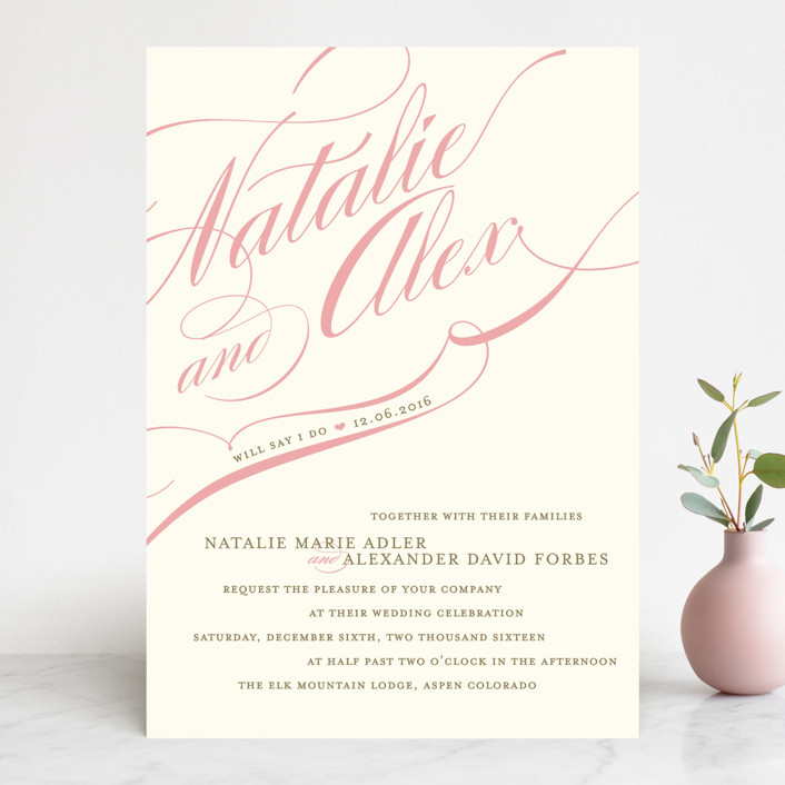 winter flourish wedding invitations by annie clark minted winter formal invitations