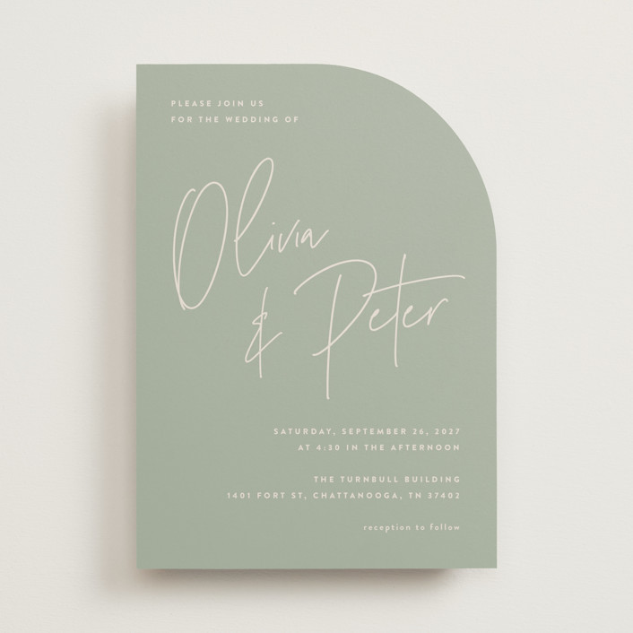 Signed Wedding Invitations by JoAnn Jinks Minted