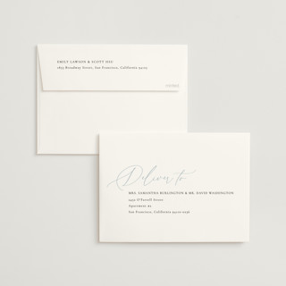 This is a sky wedding invitations with standard by Kelly Schmidt called corner printing on signature in standard