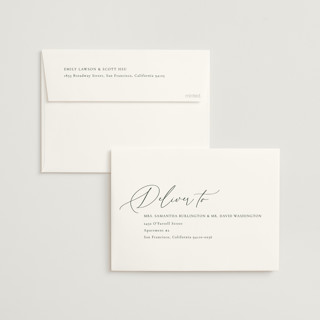 This is a forest wedding invitations with standard by Kelly Schmidt called corner printing on signature in standard