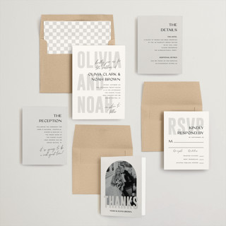 This is a salt wedding invitations with standard by Pixel and Hank called salted printing on signature in standard