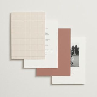 This is a dusty rose wedding invitations with standard by Stacey Meacham called warm affection printing on signature in standard