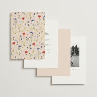 This is a apricot wedding invitations with standard by frau brandt called wildflower romance printing on signature in standard