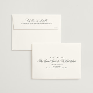 This is a midnight wedding invitations with standard by Kelly Schmidt called greenwood printing on signature in standard