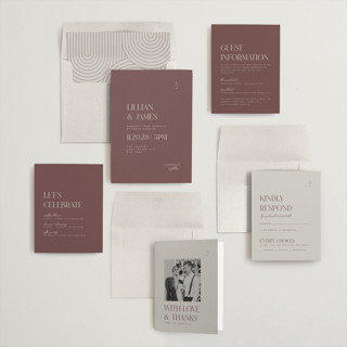 This is a fig wedding invitations with standard by Heather Cairl called clarity printing on signature in standard