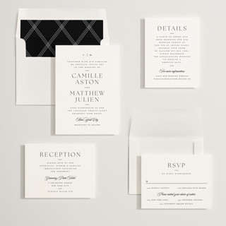 This is a onyx wedding invitations with standard by Kristie Kern called gwenyth printing on signature in standard