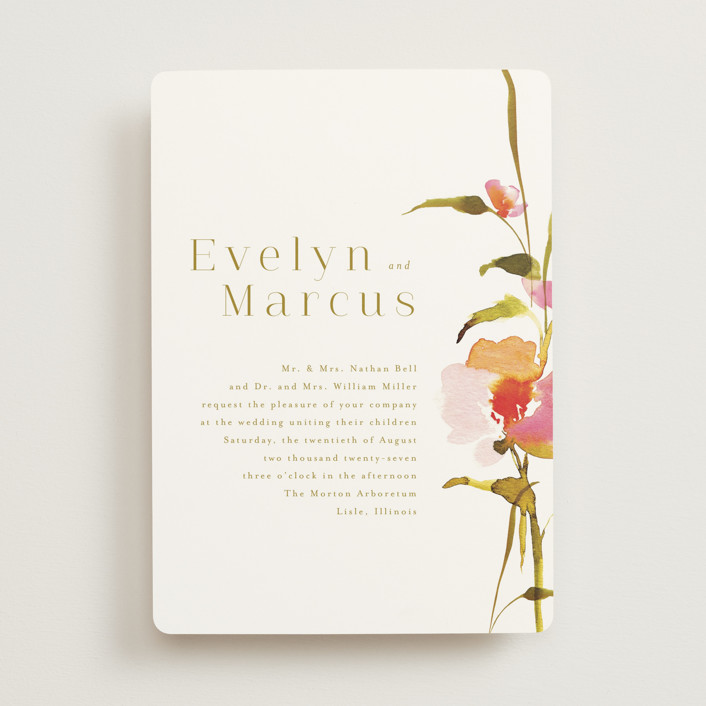Colorwash floral