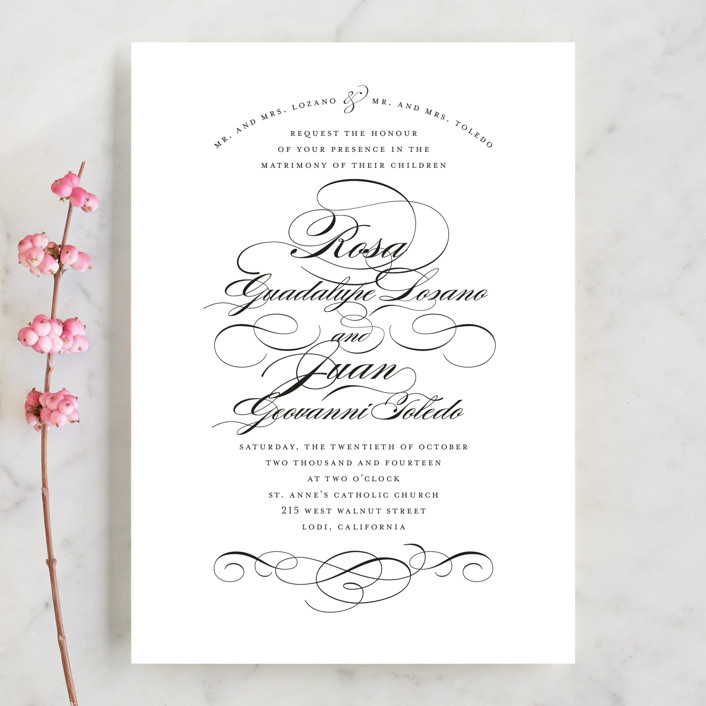 Wedding Invitation: Unique formal Way to Address Wedding ...