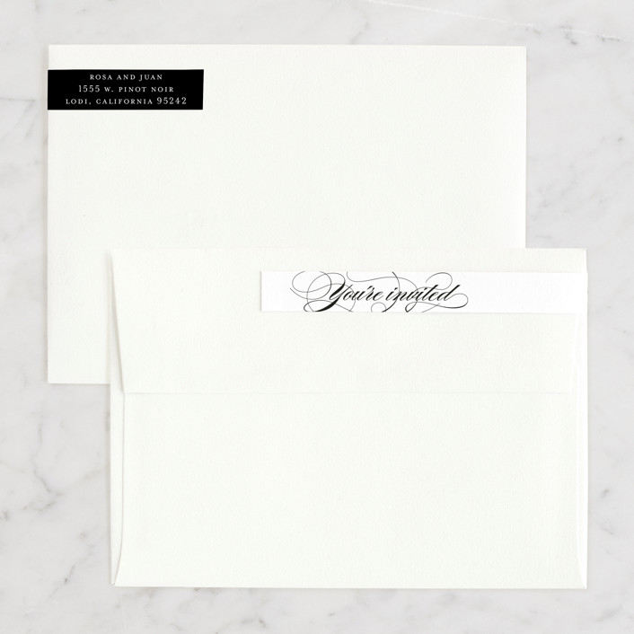 Formal Ink Wedding Invitations by Jill Means Minted