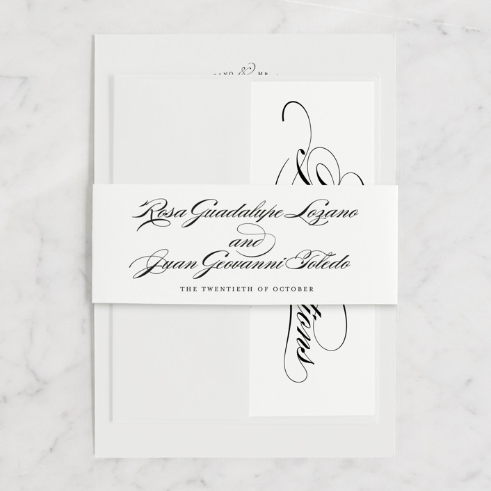 Formal Ink Wedding Invitations by Jill Means Minted