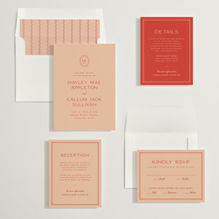 This is a spritz wedding invitations with standard by Ellen Schlegelmilch called callum printing on signature in standard