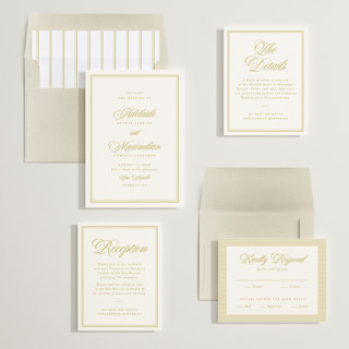 This is a citrus wedding invitations with standard by Ellen Schlegelmilch called museo printing on signature in standard