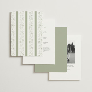 This is a sage wedding invitations with standard by Robert and Stella called constance printing on signature in standard