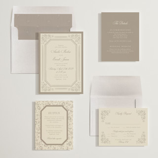 This is a dove wedding invitations with standard by Robert and Stella called constance printing on signature in standard